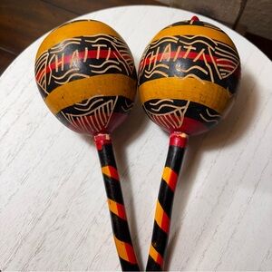 Colorful Haitian Maracas